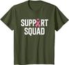TXBreast Cancer Warrior Support Squad T-shirt Women's Breast Cancer Awareness T-Shirt