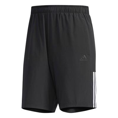 Simple Stripe Quick-Dry Breathable Three-Quarter Sports Shorts Men Shorts Black DT2558