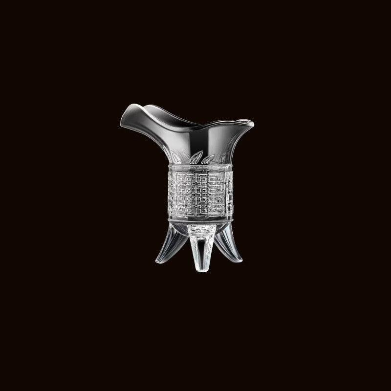 Ancient Style Three-Legged Glass Wine Goblet