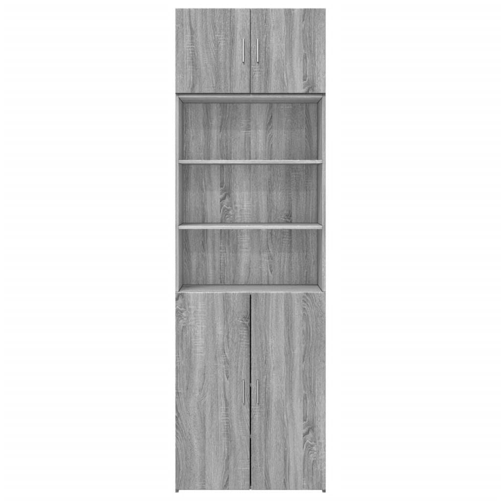 Vidaxl Szafka, Szary Dąb Sonoma, 70X42,5X225 Cm