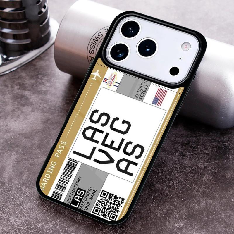 

BOARDING PASS Phone Case For iPhone 17 16 15 14 13 12 11 Pro Max Plus 17Air Soft Silicone Cover iPhone17