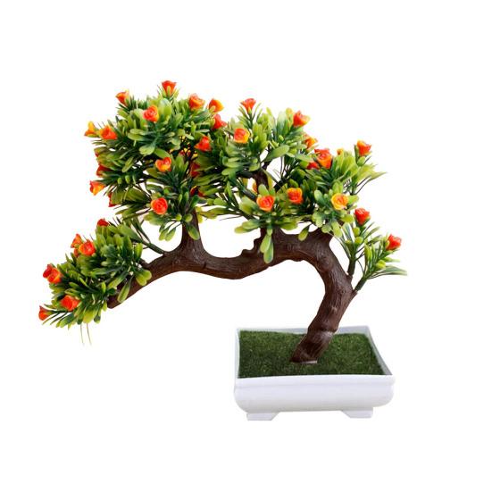 1ks umělý květináč na stromeček Bonsai Stage Garden Wedding Party Balcon Decor