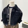 Giacca di jeans colorata versione coreana per ragazzi, primavera e autunno, per bambini piccoli, giacca casual bella