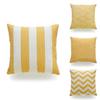 Premium Quality Mustard Yellow Geometric Cushion Cover For Seasonal Charm
