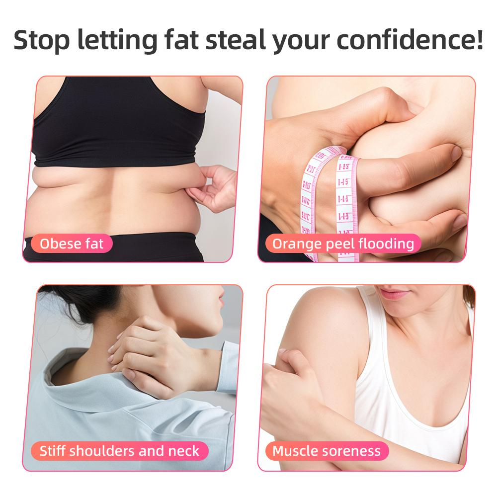 RF Slimming Instrument Electric Fat Remover Body Massager for Belly Waist Arm Leg Butt Cordless Body Sculpting Machine