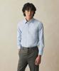 BROOKS BROTHERS Non-Iron Ainsley Houndstooth Dress Shirt (Light Blue) (Bbtsmf0254)