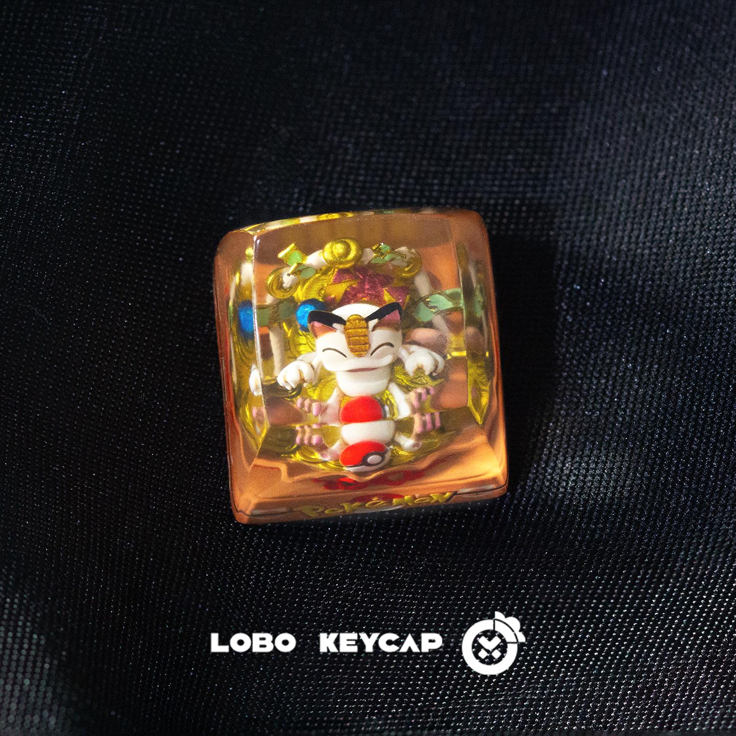 Pokemon Bulbasaur Charmander Transparent Keycap Keyboard Accessories Kawaii Anime Resin Shrink Drip Glue Keycap Oem Esc Original