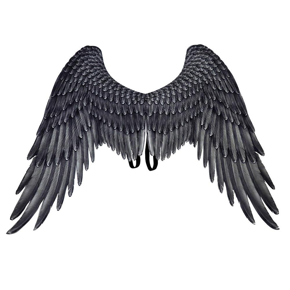Angel Wings Halloween Extra Large Black And White Wings Clothing Supplies Props