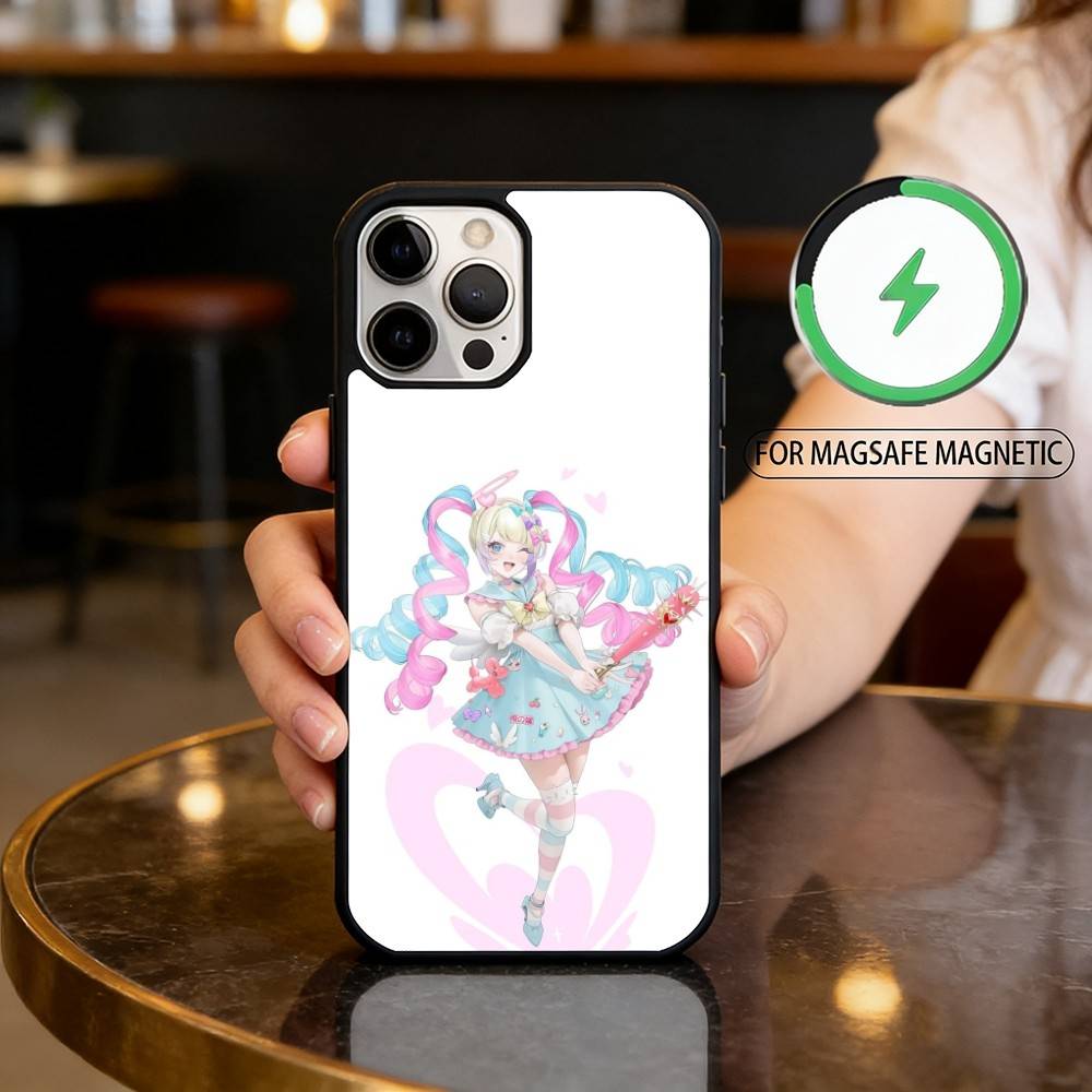 Game Needy Girl Overload Magnetic For Magsafe Wireless Charging Phone Case For iPhone17,16,15,14,13,12,11 Plus,Pro Max