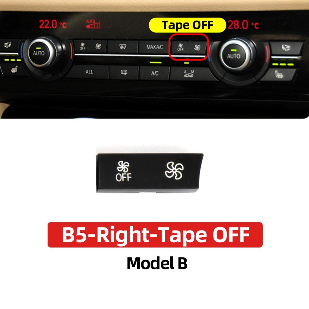 For BMW F07 F10 F18 F01 F02 F06 5 Series 6 Series 7 Series Control Switch Fan Button Cap Air Conditioning Cover