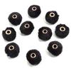 10pcs/bag Imitation Rabbit Fur Coverd Straight Hole Beads DIY Pompom Pendant for Jewelry Making DIY Necklace Pendant Earrings