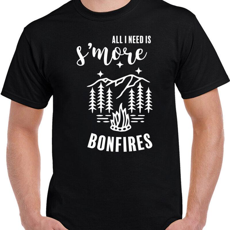 Tout ce dont j ai besoin d est sourdine, t-shirt de feu de joie S разноцветный