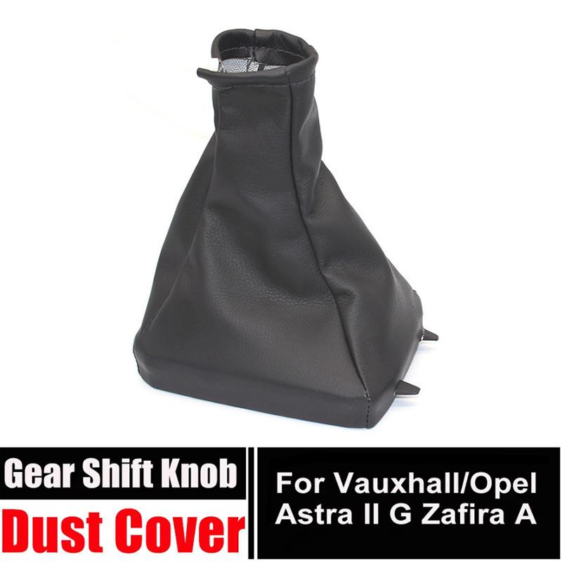 

Чехол для рычага переключения передач из искусственной кожи для Opel/Vauxhall Astra G 1998-2004 / Zafira A 1999-2005 чёрный