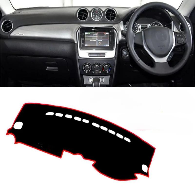 Non-slip Mat For Suzuki Vitara Ly 2015-2022 Car Dashboard Cover Dash Mat Sun Shade Pad Instrume Panel Carpets Accessories