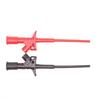 Multimeter Cable Test Probe, Professional Insulated Quick Test Hook Clip, Test Probe Insulated 10 A Crocodile Clip Test Probe