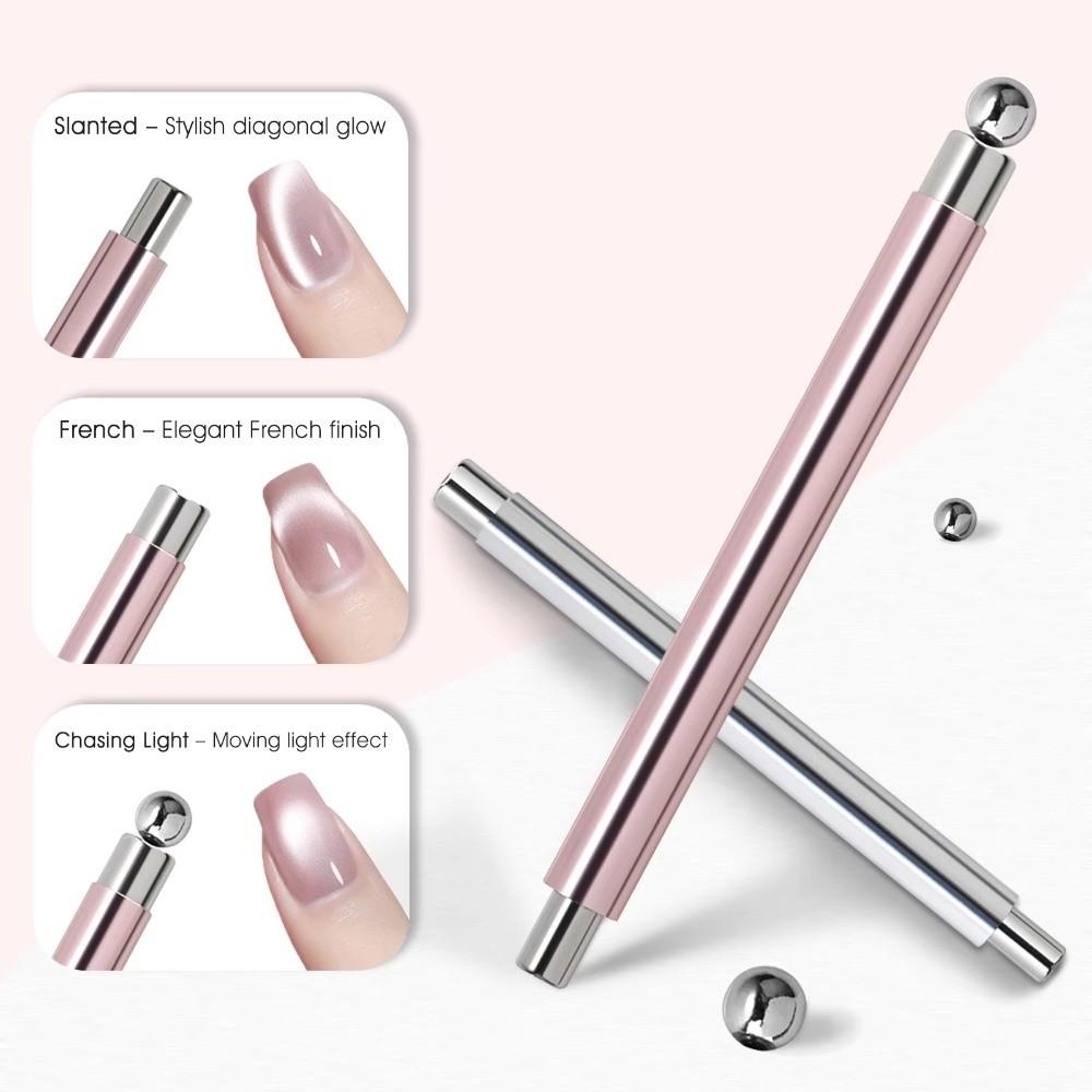 Dual-purpose Nail Magnetic Stick Double Headed Large Magnetic Pen for Manicure Magnetic Tools
