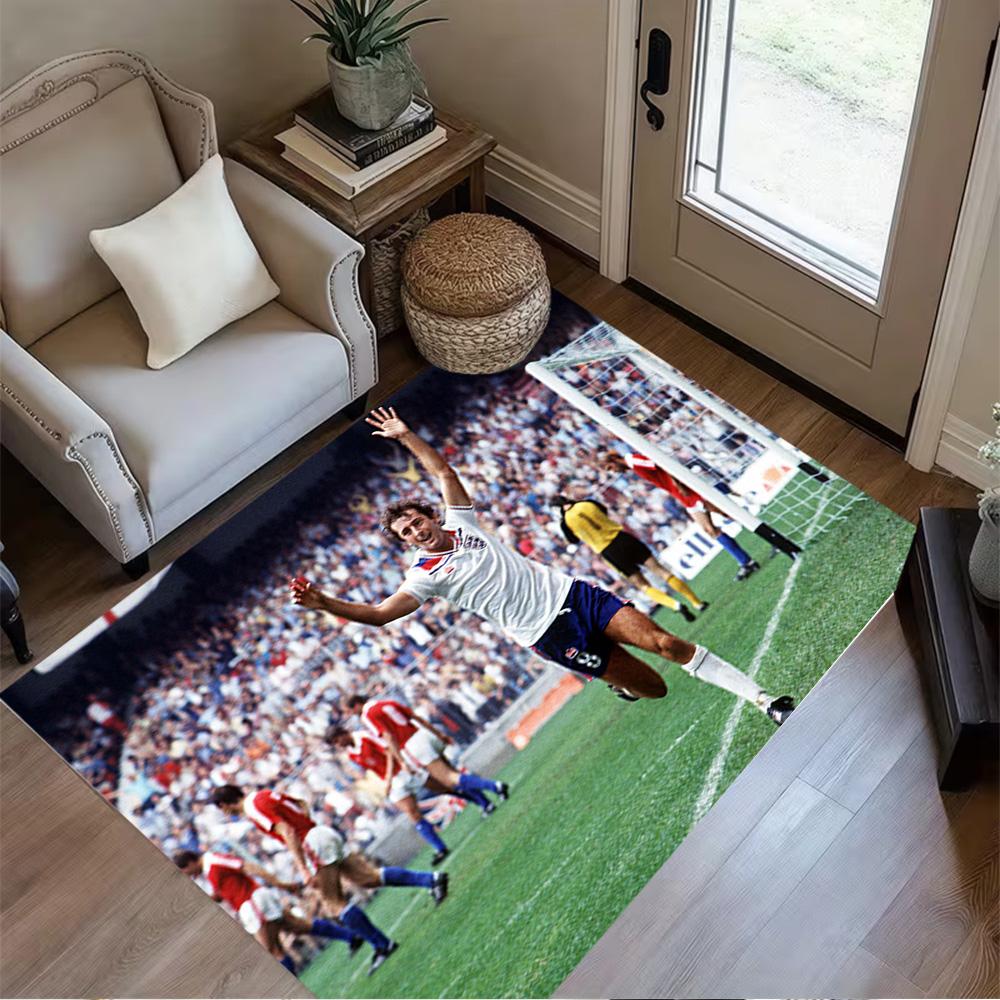 Football Legends Celebration Floor Rug Office Rug Perfect for Dining Room Outdoor Kitchen Hallway Anti-slip Rug Decorate Offices Wedding Party Gift
