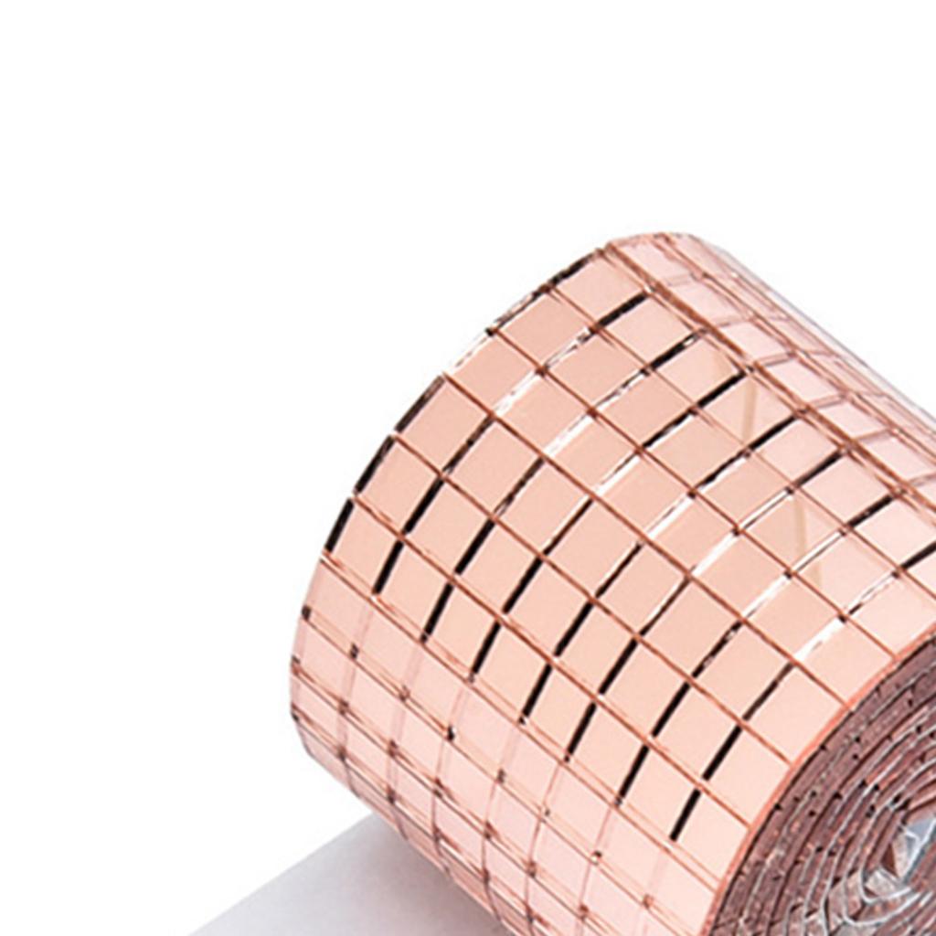 4X100CM 1464 גרגרים אריחי פסיפס דביקים עצמיים מדבקת מדבקת מראות זכוכית חדשנית עשה זאת בעצמך