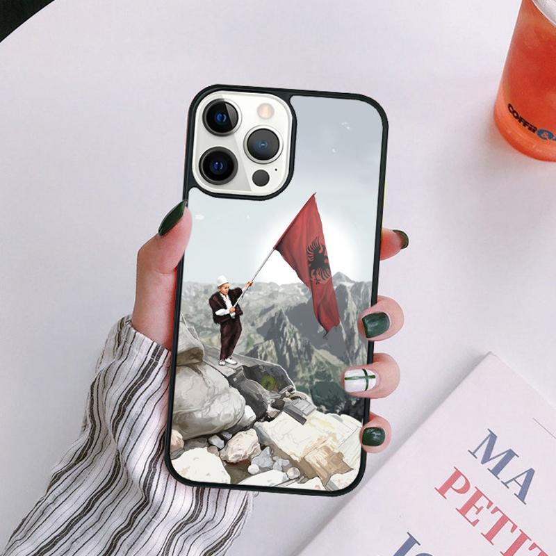 

Albanian Flag Eagle Phone Case For iPhone 17 Air Plus Max Cover Shell for iPhone 17 Air 16 15 14 13 12 Pro Max iPhone 16pro