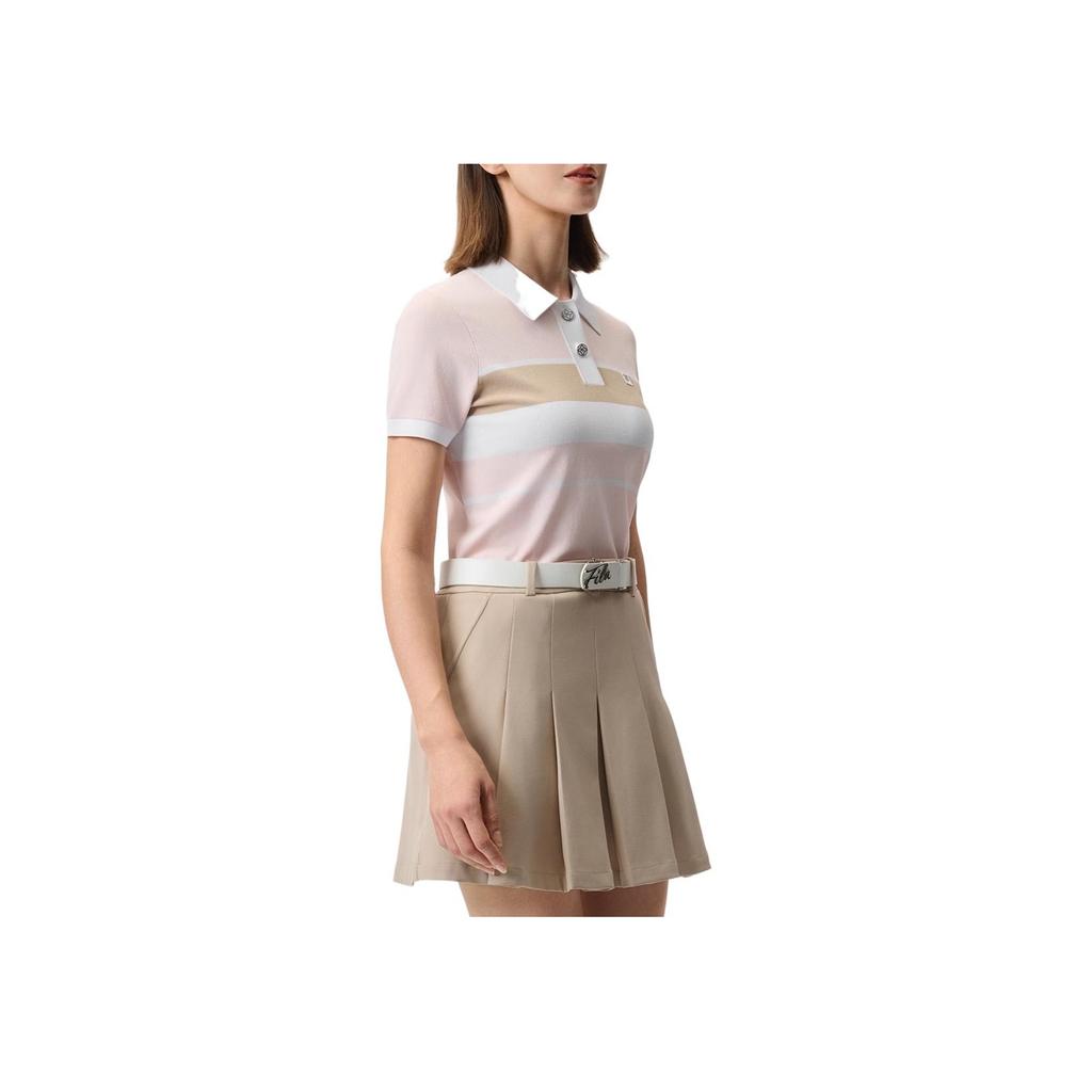 New FILA Polo Shirt Women's Pink Thistle A11W525404F