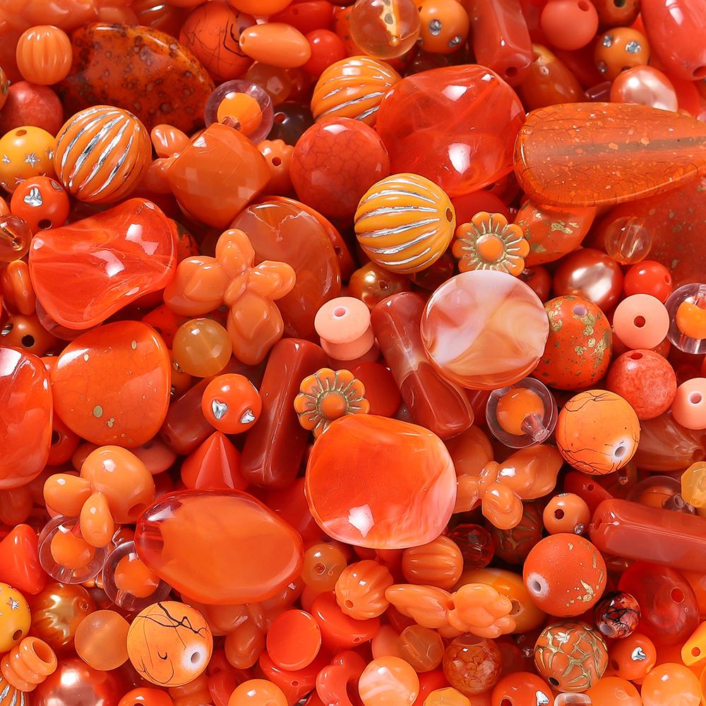 20g/Lot Mixed Shape Beads Acrylic Loose Spacer Bead for DIY Handmade Bracelet Necklace Jewelry Making Accessories Supplies