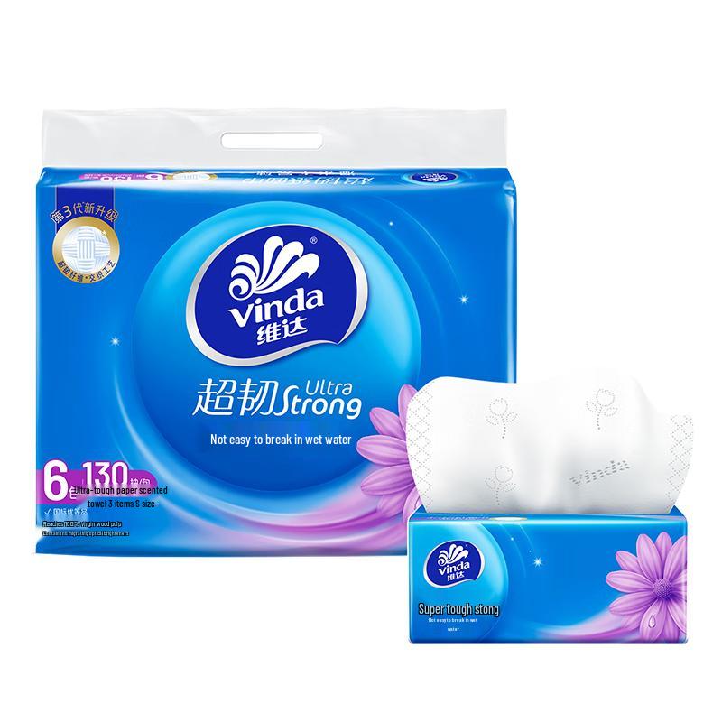 Vinda Ultra-Tough Facial Tissues