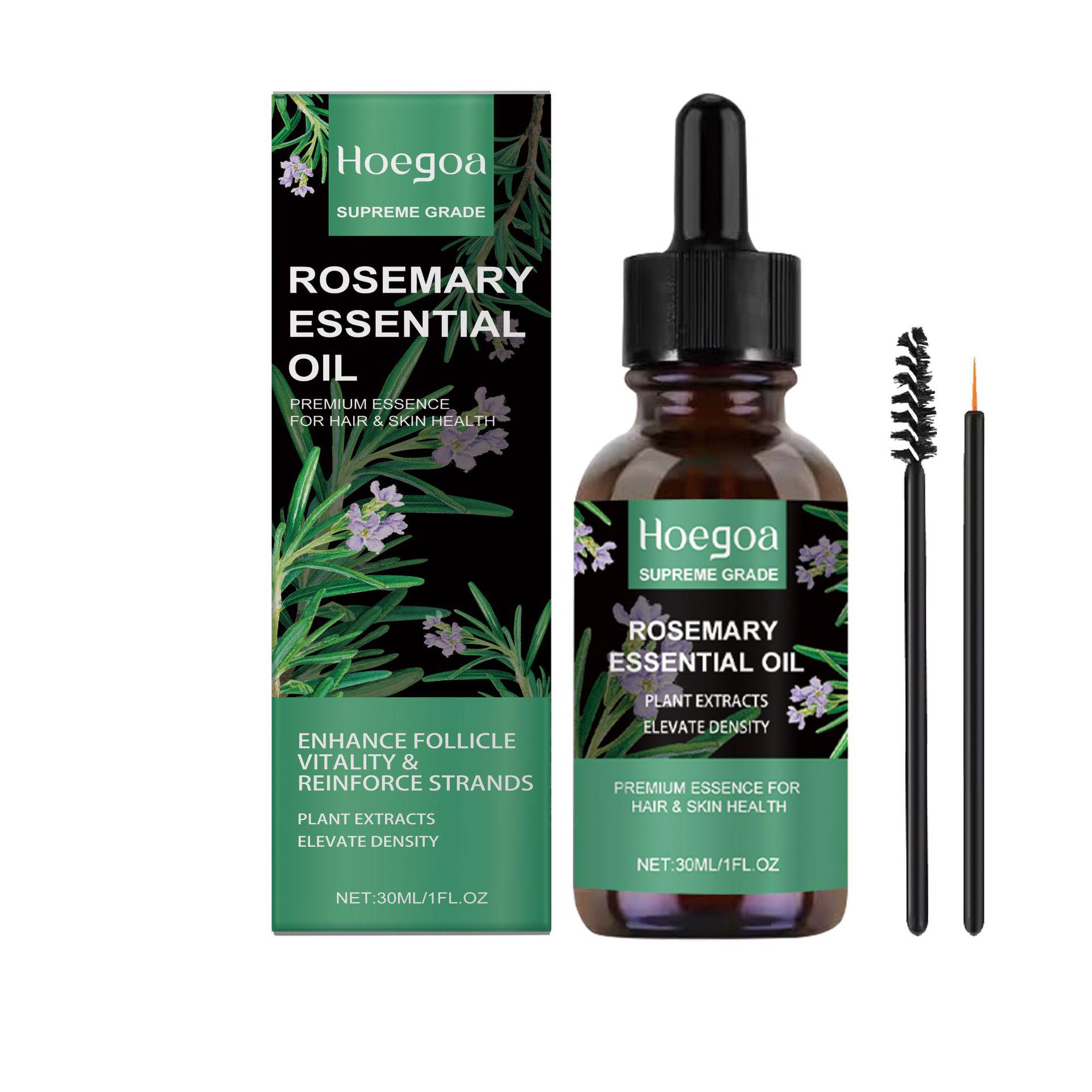 HOEGOA Rosemary Hair Care Essential: Gentle Moisturizing Essence Oil for Beautiful Hair