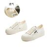 Mesh breathable little white shoes women's summer new women's casual single shoes platform solid color board shoes versatile women's shoes