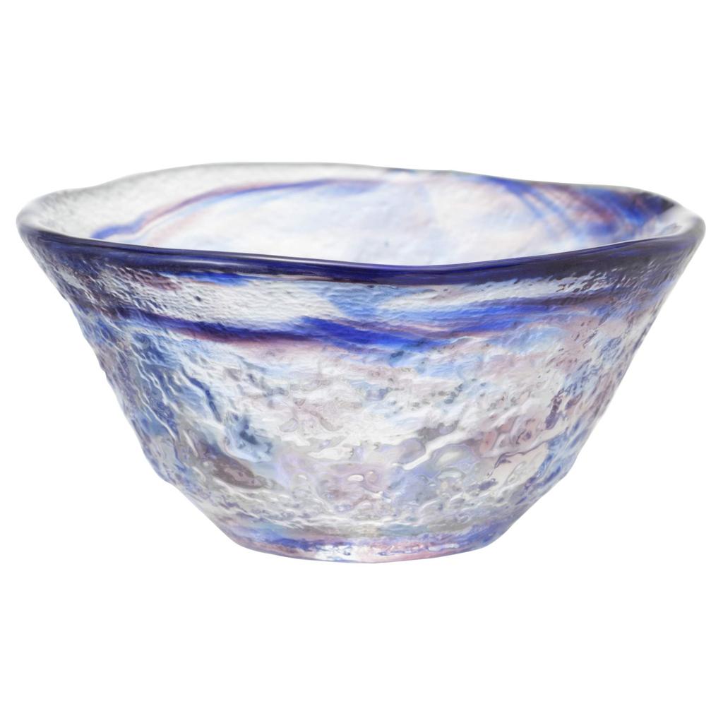 Toyo Sasaki Glass Japanese Sake Glass, Blue, 45ml, Made in Japan, Sake Cup, Ochoko, Sake Glass, 42091