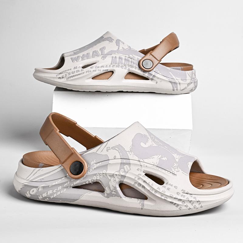 2024 New Men Slippers Summer EVA Soft-soled Platform Slides Sandals Indoor Outdoor Walking Beach Shoes Flip Flops Mens Shoes