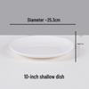 Di Rui En Melamine Round Dinner Plates (10-Pack)