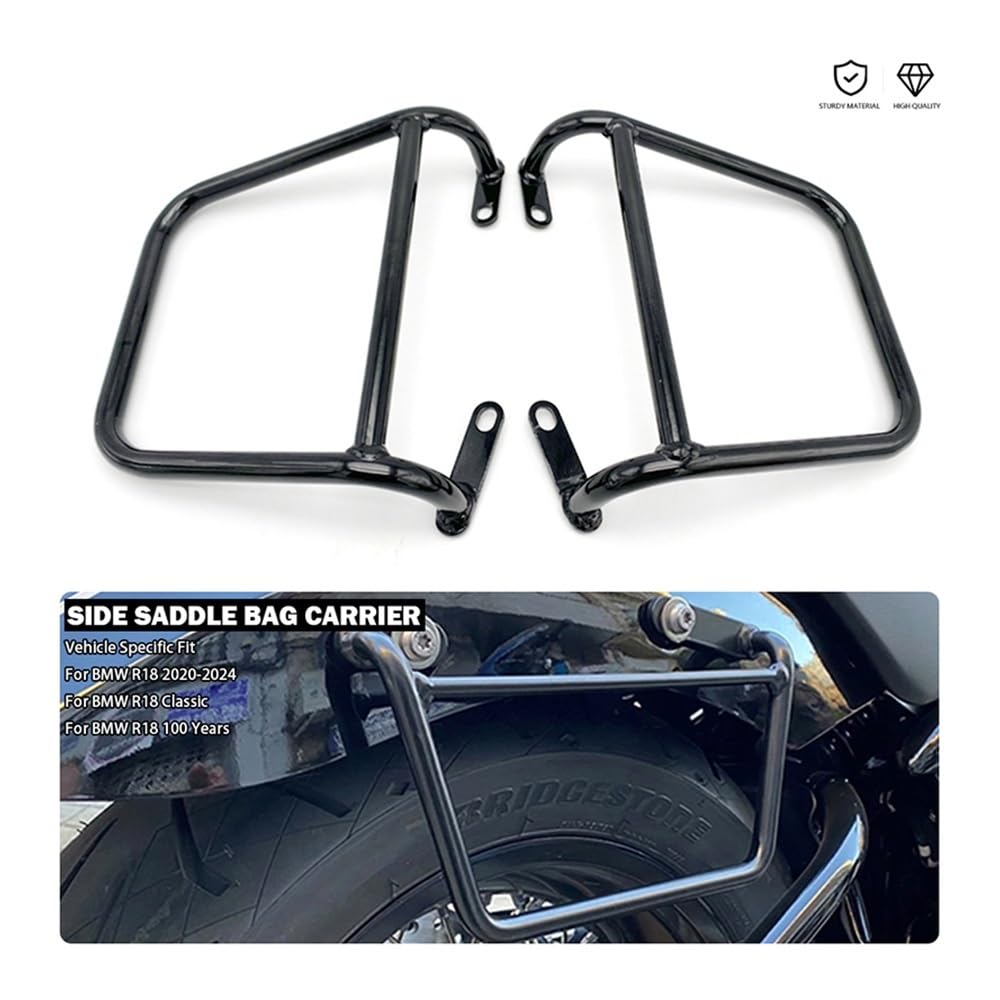 Luggage Shelf Mount Motorcycle Saddlebag Rail Bracket Saddlebag Luggage Shelf Rear Case Carrier Side