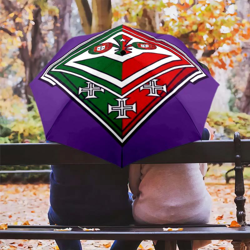 Royal Emblem Heritage Folding umbrella durable Suitable for all seasons travel light printing