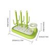 Space Saving Baby Bottle Organizer With Rapid Drying Design And Plastic Construction Hygienic Feeding Accessories