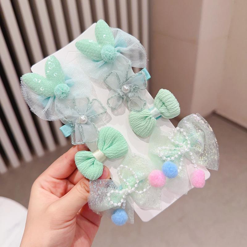 Princess Fairy Floral Bow Hair Clip for Girls