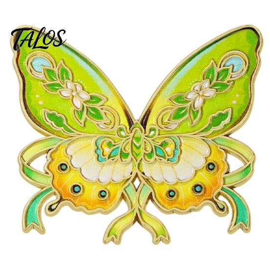 Shirts Decorative Pin Chinese Style Paper Kite Brooch, Enamel Butterfly Goldfish Swallow Badge Badge, for Clothing Scarves and Bags Durable Metal