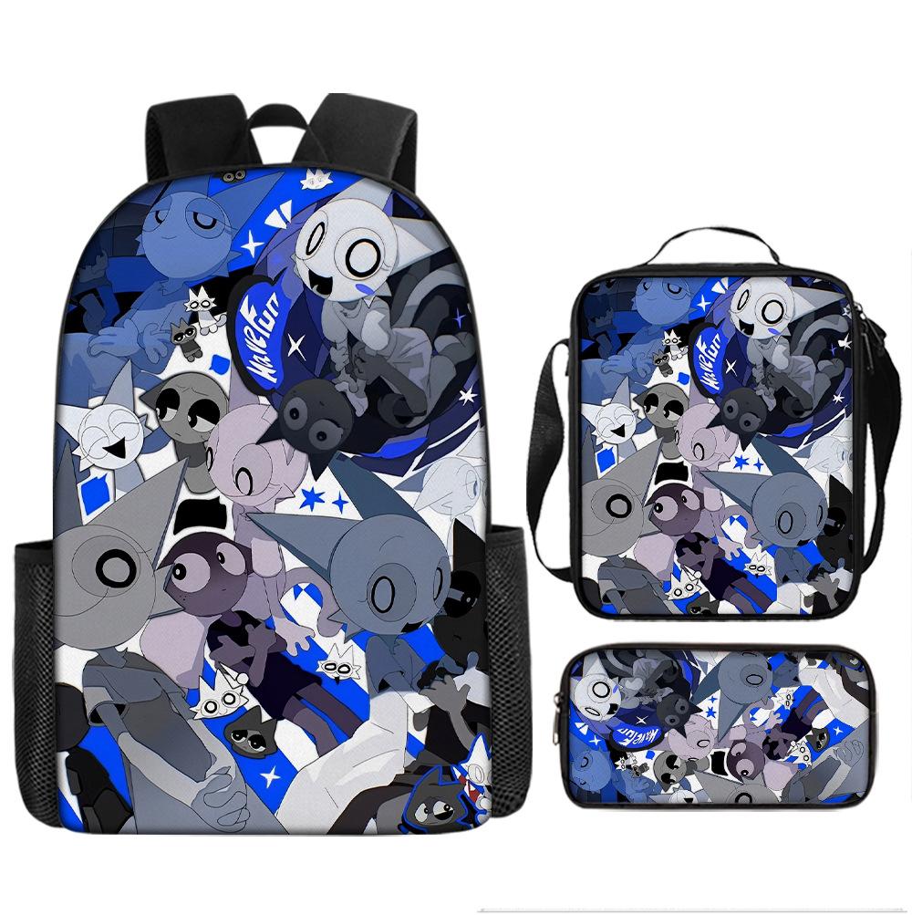 Sprunki Rhythm Box Backpack Primary School Third and Fourth Grades Lightweight Student School Bag