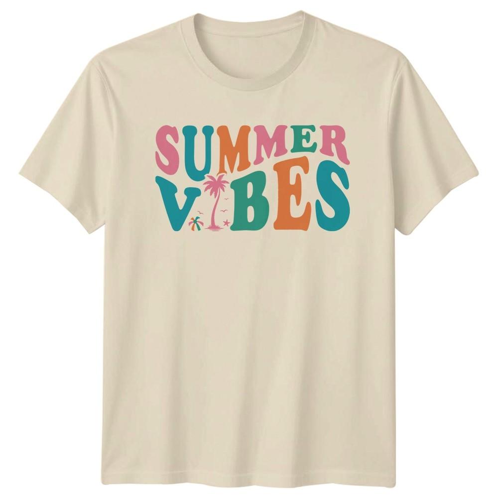 Summer Vibes Unisexs TShirt Beach Vacation Summer Summer Vacation Gift For Her