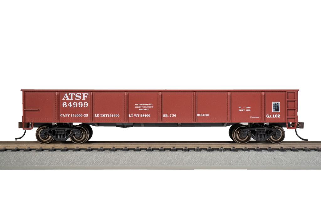Bachmann Trains - 40' Gondola - Santa FE #64999 - Oxide Red - HO Scale