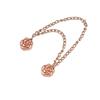 Multi-Function Shorten Trouser Clip Button Tassel Chain Cuff-link Leg Cuff Fixing Pin  Skirts