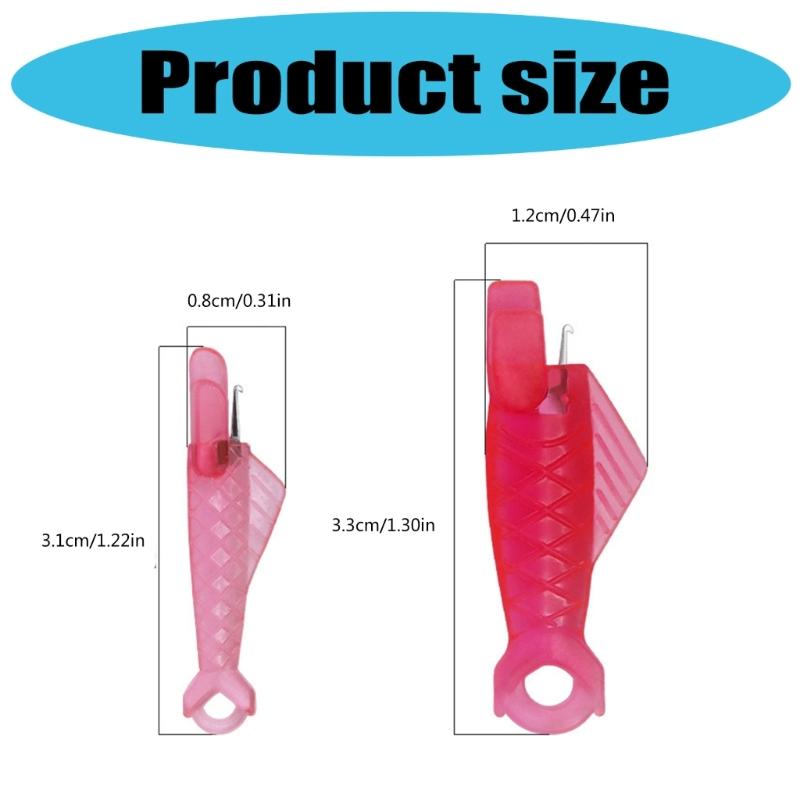 12Pcs Fish Shape Needle Threader Sewing Threading Aid Needle Threaders for Hand Stitching Tailoring and Embroidery