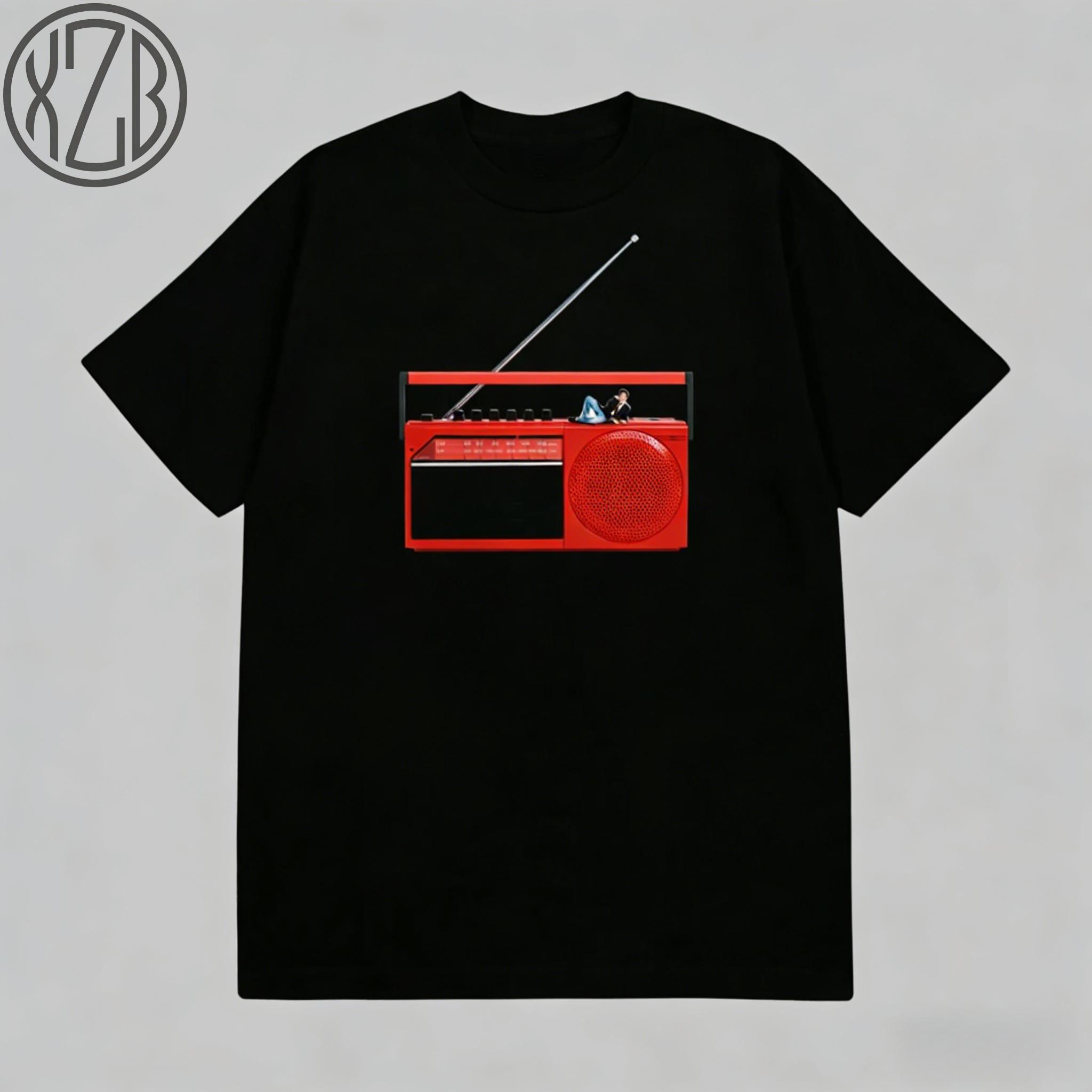 

Singer Charlie Puth Peripheral Tshirt Unisex and Women Pure Cotton Summer Clothing Casual Fashionable Round Neck Short Sleeved Tee M