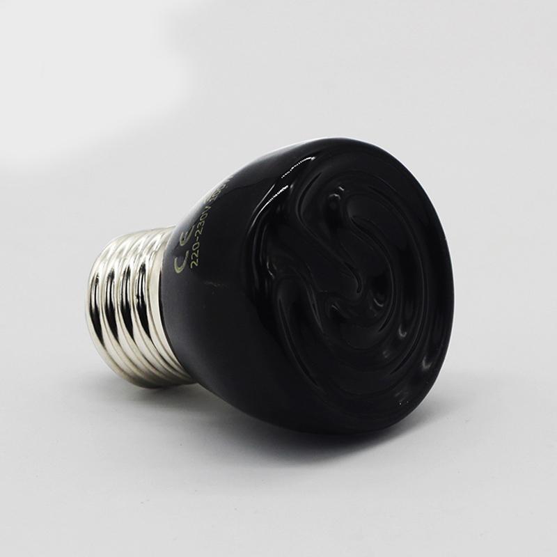 20/60/100W Pet Heating Bulb Mini Infrared Ceramic For Reptile Pet Cage