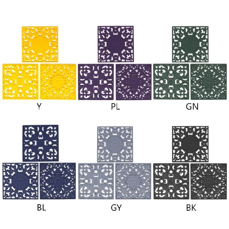 Silicone Material Anti-scalding Pad Square Dining Mats Placemats for Kitchens