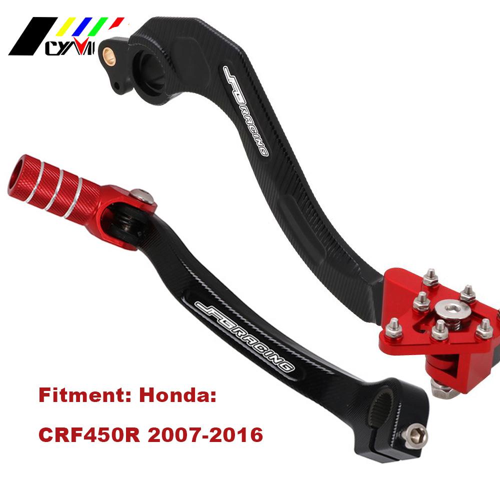 Motorrad CNC Faltbarer Schalthebel Schalthebelpedal Bremspedal Für HONDA CRF450R CRF250R CRF 450R 250R 250 450 R 230F 250RX