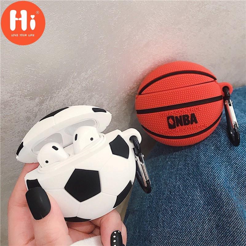 

Hi Case Airpods Баскетбол Футбол Твердый чехол для Airpod 1/2