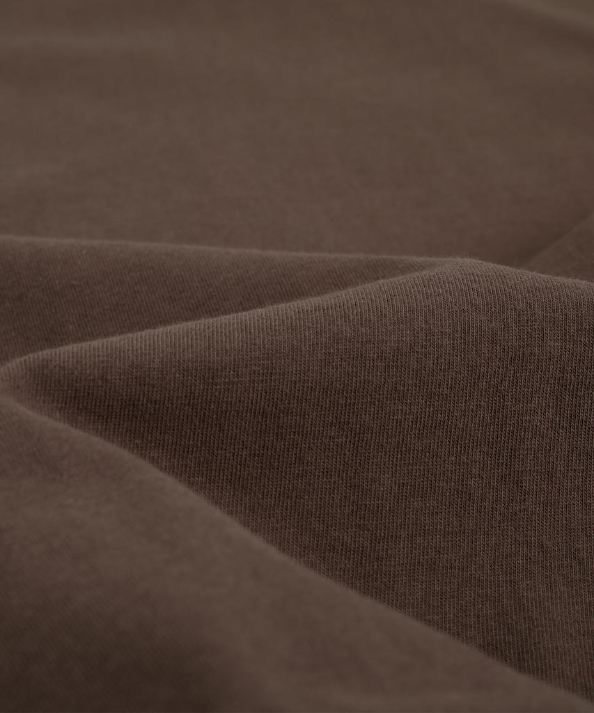 HARRISON Standard Plain Round Short Sleeve T-Shirt Ha-1030 Har1002 Brown