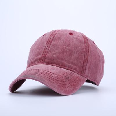 Einfarbige, gewaschene Vintage-Baseballkappe, Unisex, Outdoor, lässig, Snapback-Kappen für Männer und Frauen