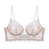 "Sexy Deep V Embroidered Lace Push-Up Lingerie Set for Enhanced Curves"