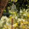 Cherry Blossom Glass Wind Chime - DIY Transparent Hanging Ornament